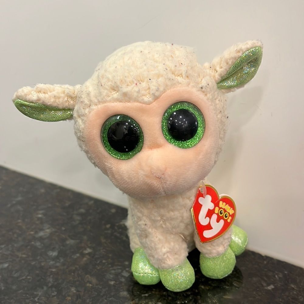 Ty 6" Easter Beanie Boo LaLa the Lamb, Retired